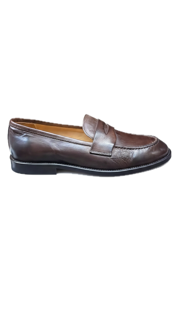 MOCASSINO SUOLA CUOIO