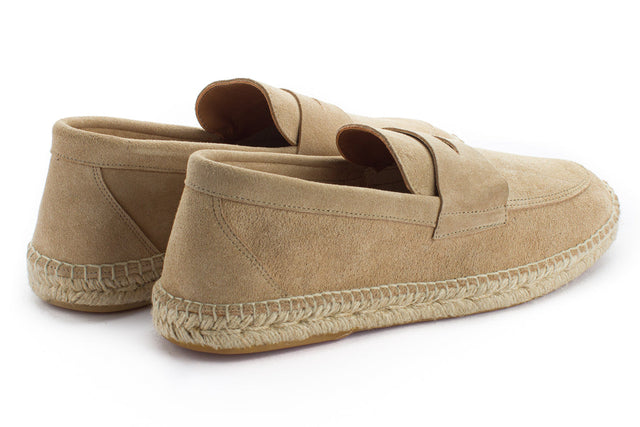 MOCASSINO SUEDE FONDO CORDA