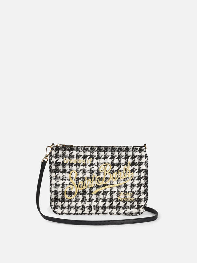 BORSA TRACOLLA PIED DE POULE