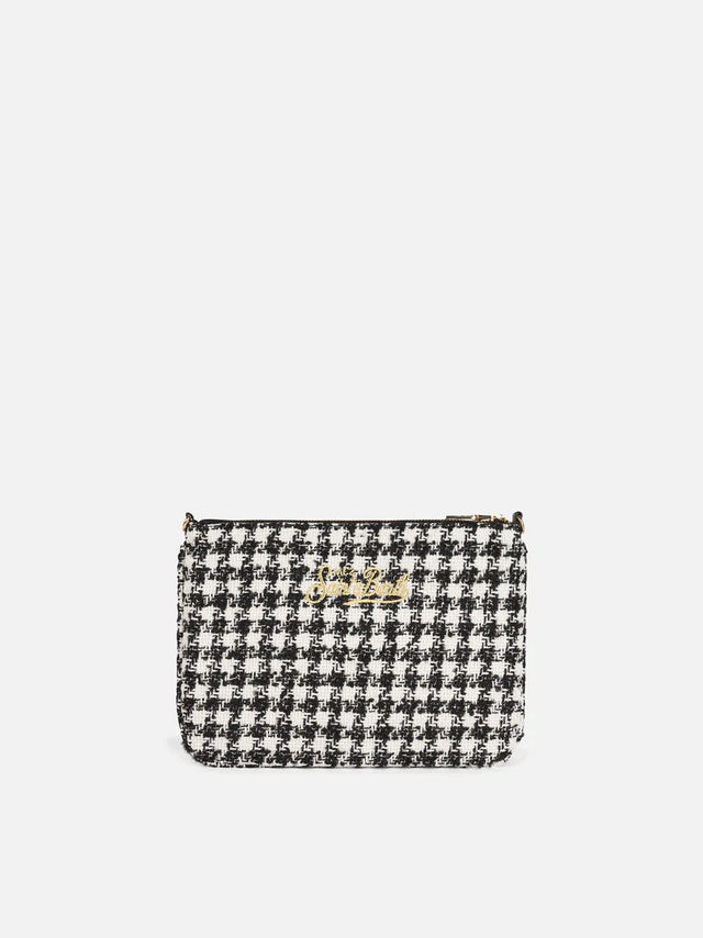 BORSA TRACOLLA PIED DE POULE