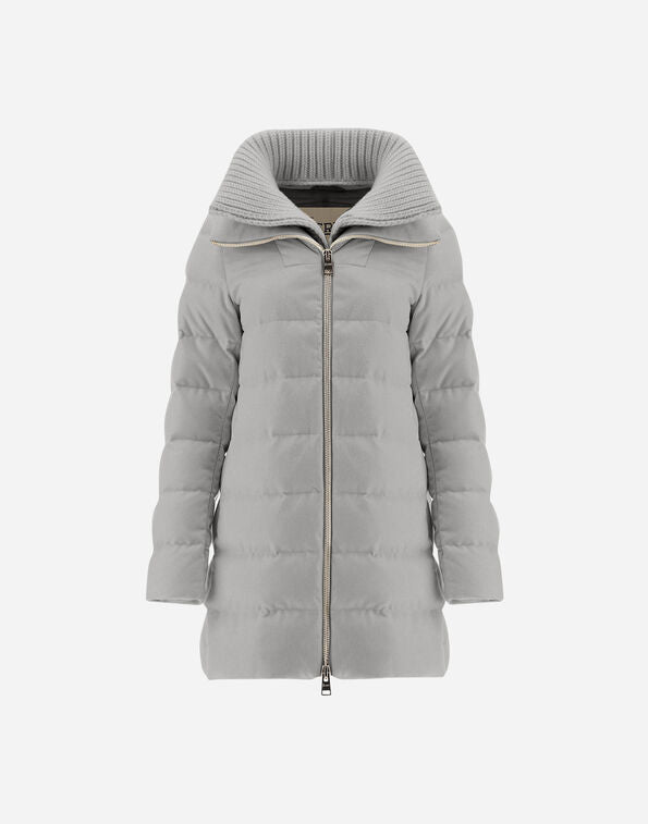 PIUMINO CACHEMIRE COLLO LANA