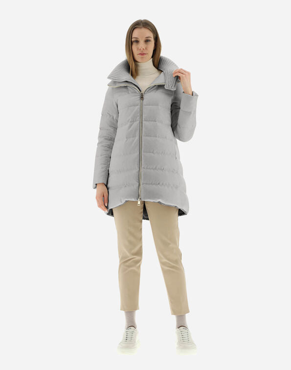 PIUMINO CACHEMIRE COLLO LANA