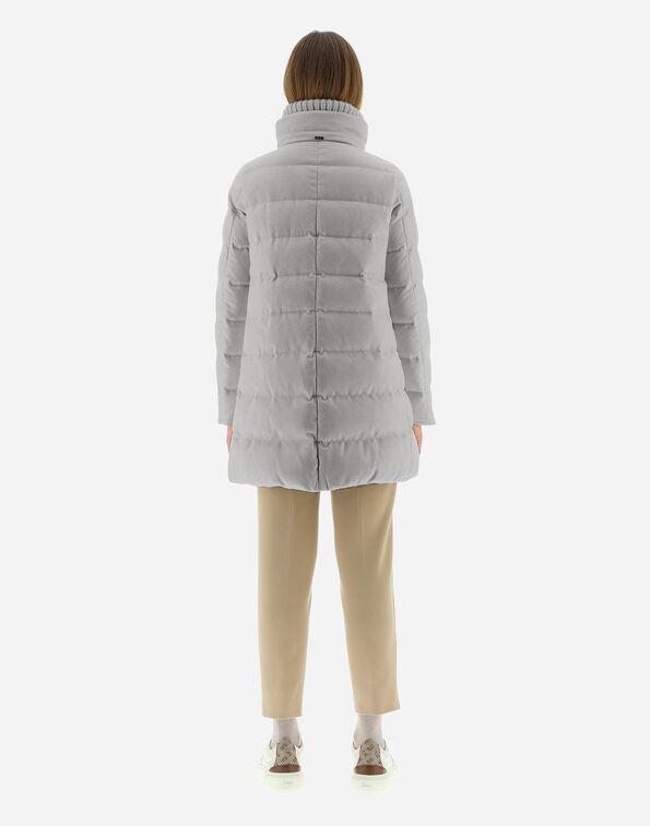 PIUMINO CACHEMIRE COLLO LANA