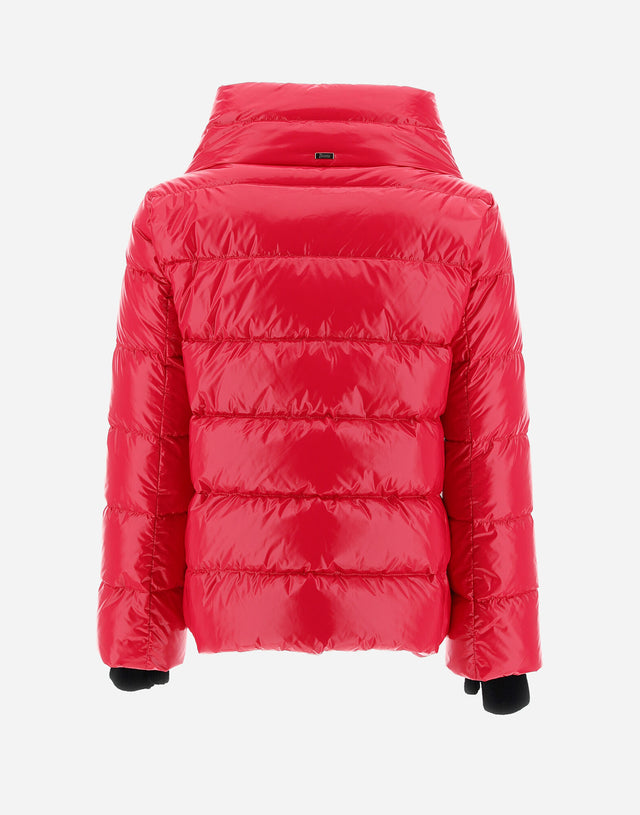 PIUMINO ZIP CORTO LACCATO