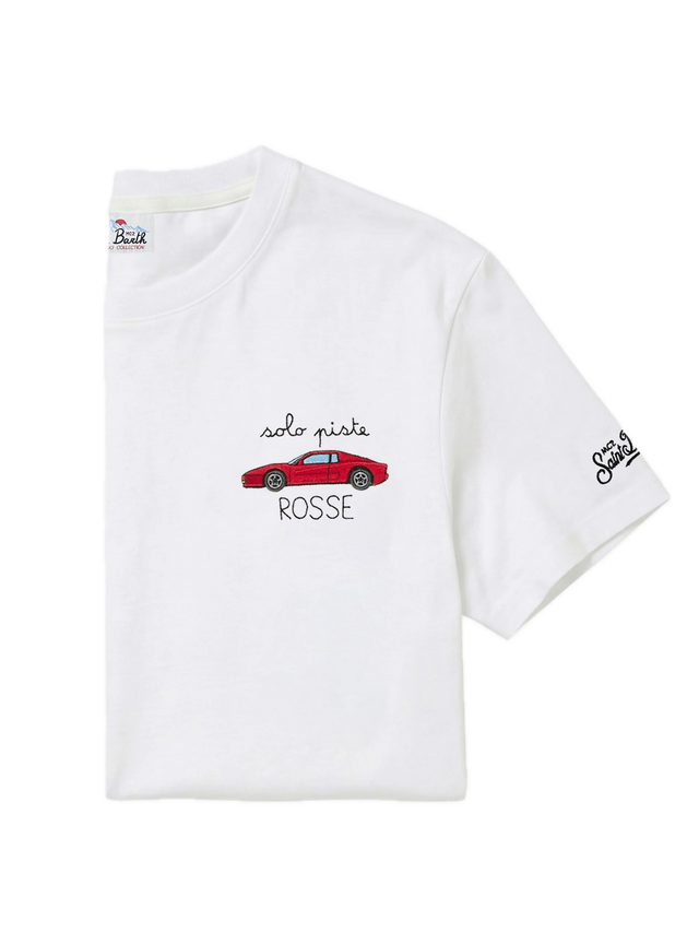 T-SHIRT SOLO PISTE ROSSE