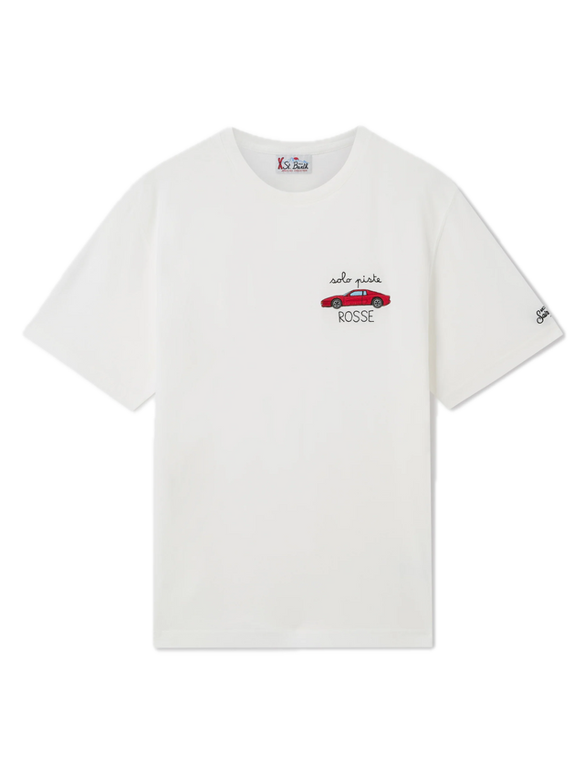 T-SHIRT SOLO PISTE ROSSE