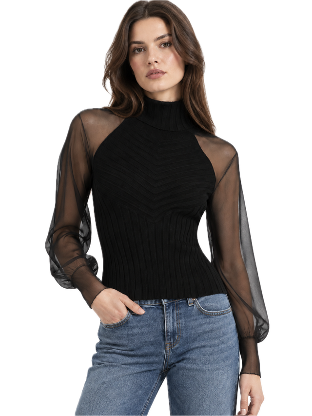 MAGLIA MANICA VOILE