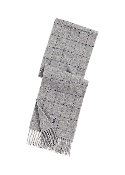 SCIARPA MISTO LANA A QUADRI