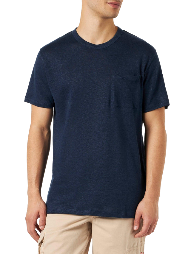 T-shirt da uomo in jersey di lino