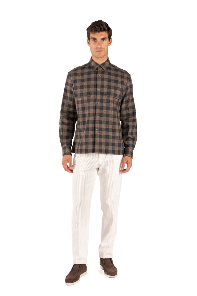 CAMICIA OVER SHIRT COTONE