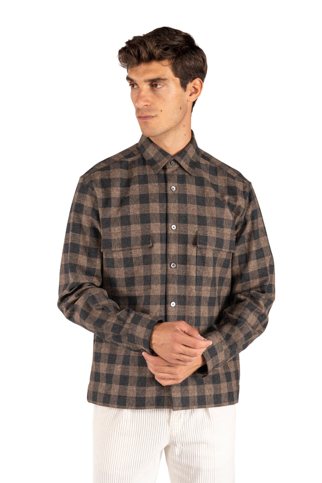 CAMICIA OVER SHIRT COTONE