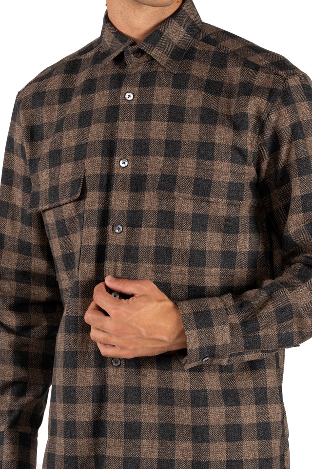 CAMICIA OVER SHIRT COTONE