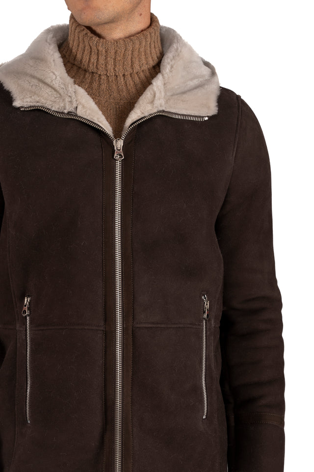SHEARLING SUED