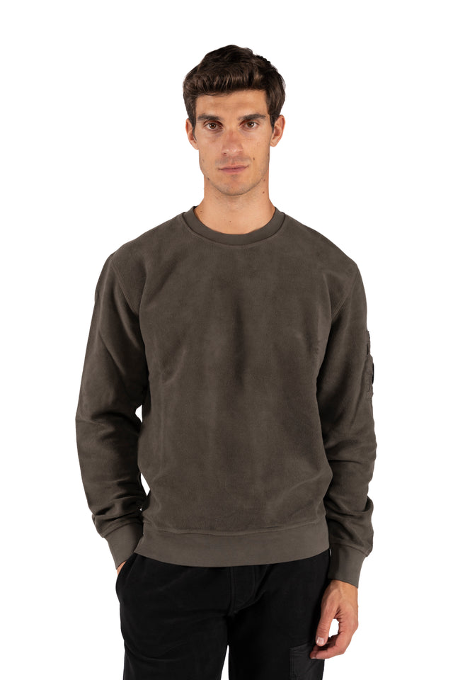 FELPA ROVESCIATA GIROCOLLO