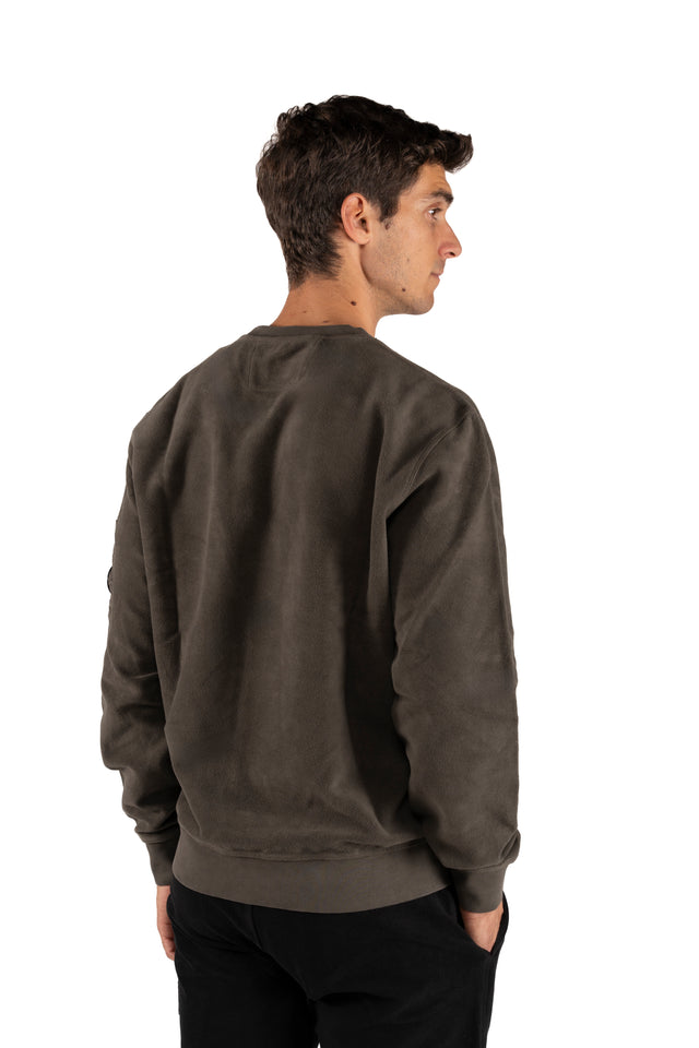 FELPA ROVESCIATA GIROCOLLO