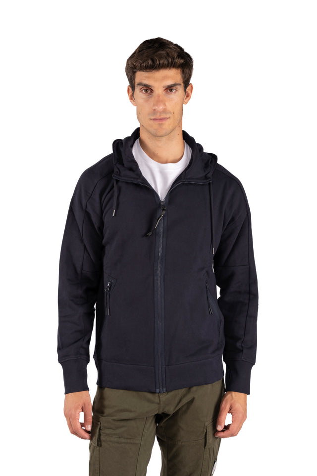 FELPA FULL ZIP CAPPUCCIO