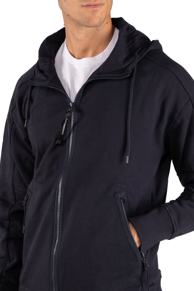 FELPA FULL ZIP CAPPUCCIO