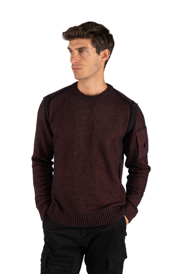 MAGLIA GIROCOLLO MELANGE