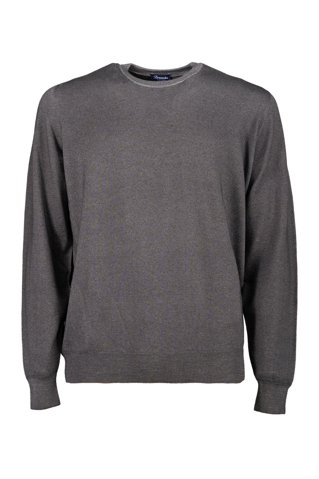 MAGLIA MERINO WASH GIROCOLLO