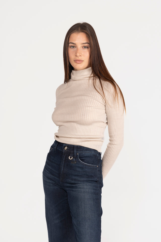 MAGLIA COLLO ALTO COSTINA