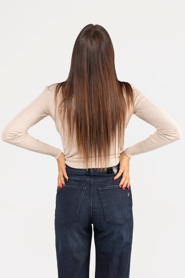 MAGLIA COLLO ALTO COSTINA