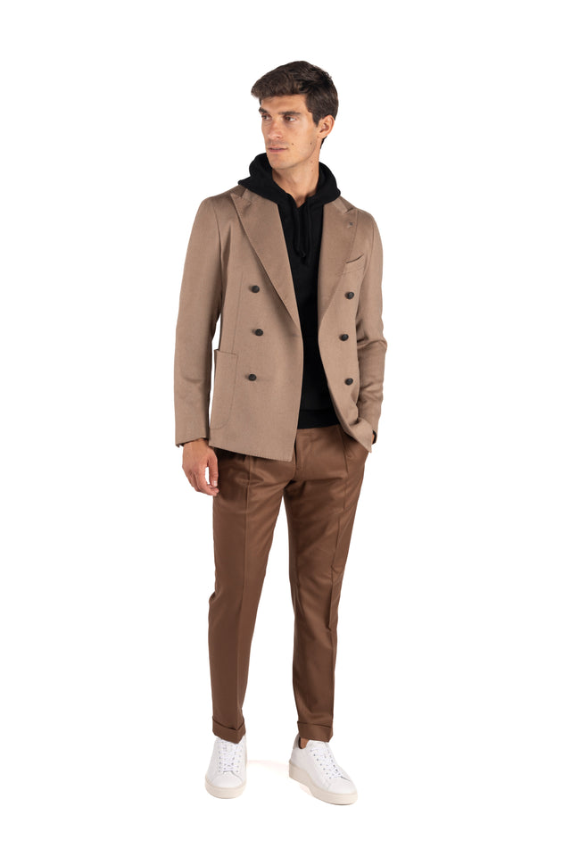 BLAZER DOPPIOPETTO CAMMELLO