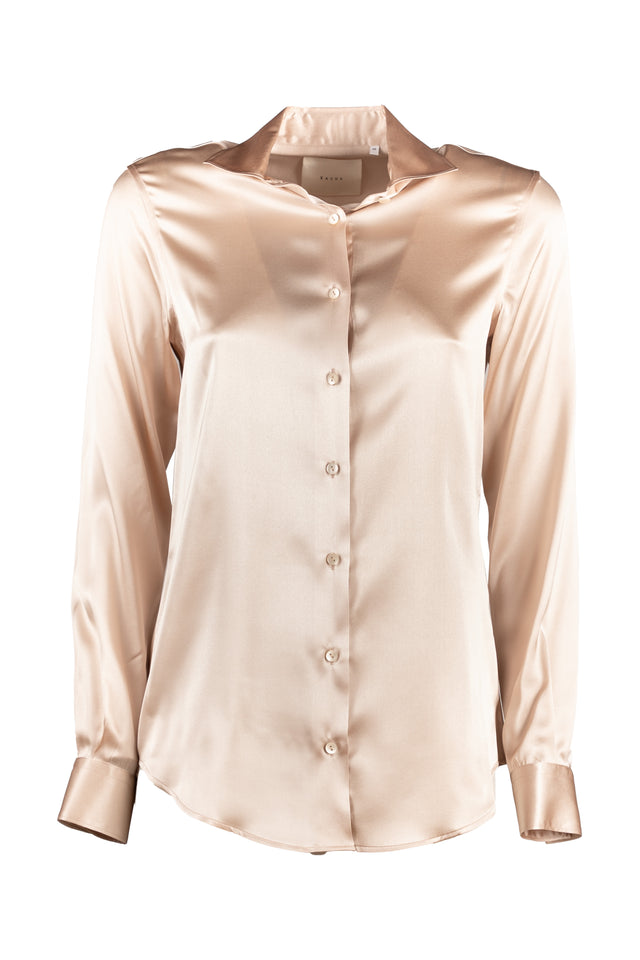 CAMICIA 100% SETA STRETCH