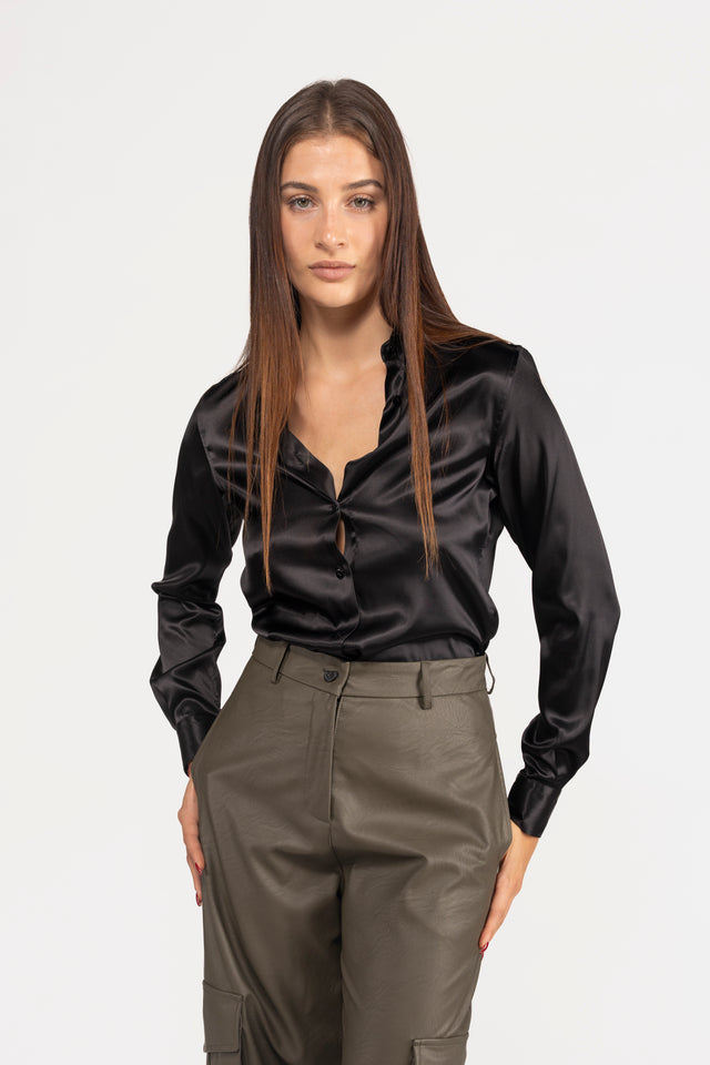 PANTALONE ECOPELLE CARGO