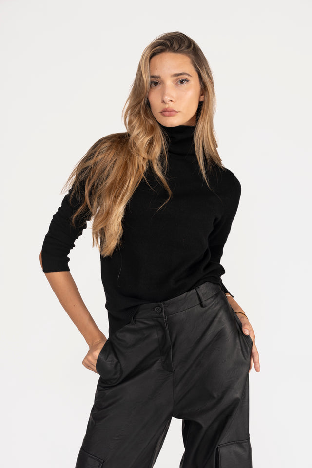 PANTALONE ECOPELLE CARGO