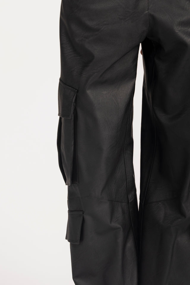 PANTALONE ECOPELLE CARGO