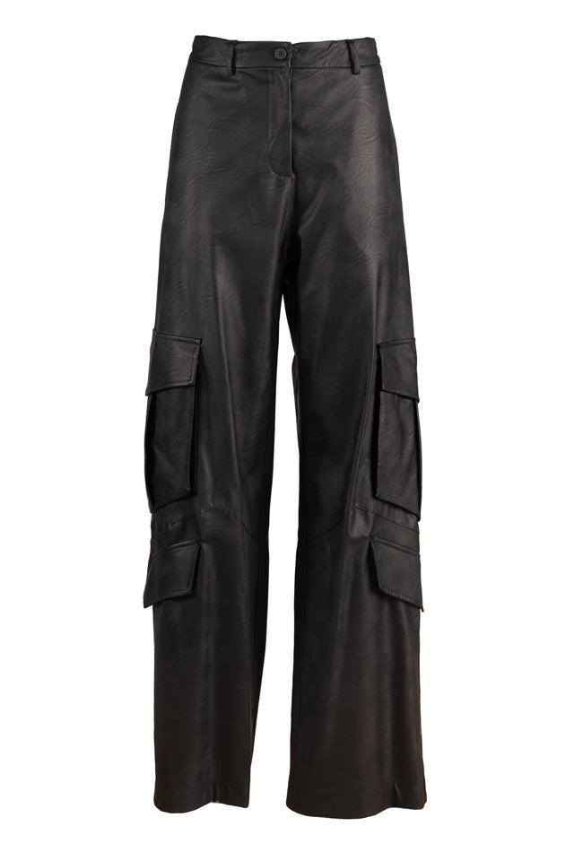 PANTALONE ECOPELLE CARGO