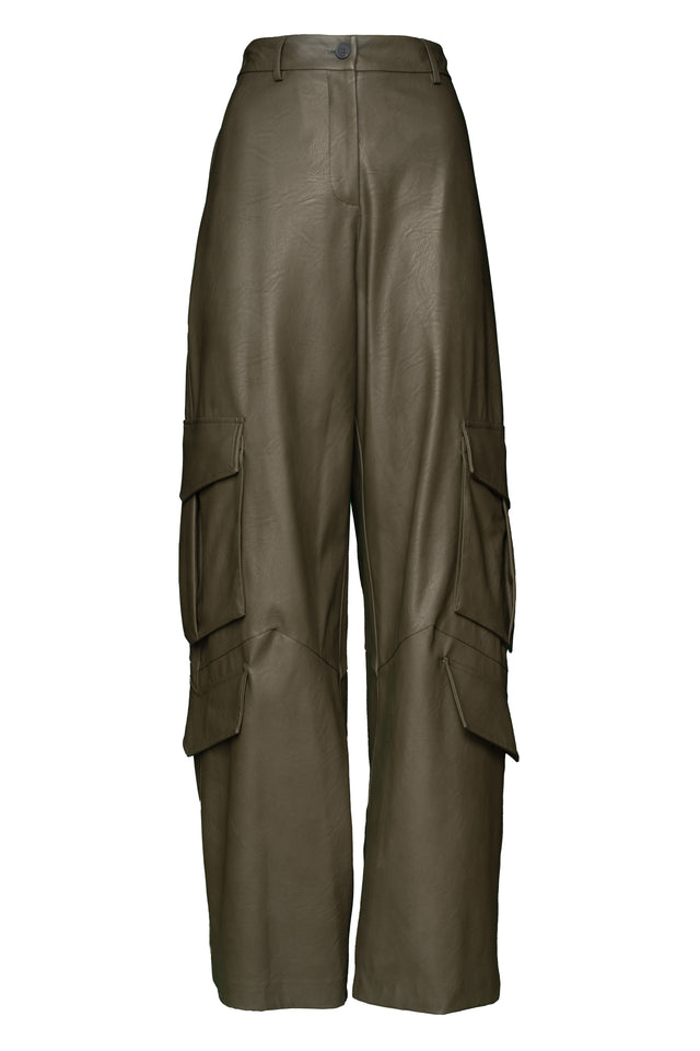 PANTALONE ECOPELLE CARGO