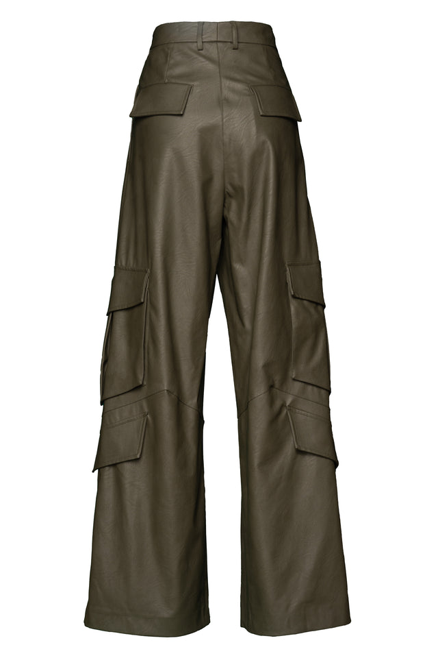 PANTALONE ECOPELLE CARGO