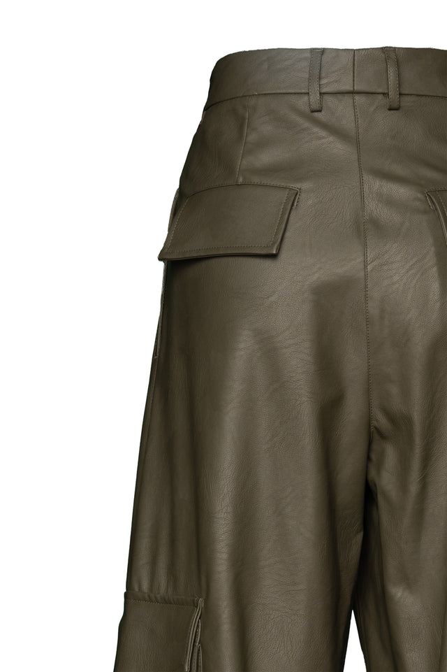 PANTALONE ECOPELLE CARGO