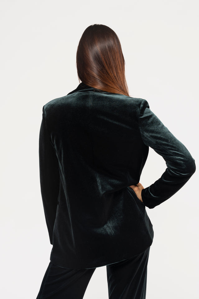 GIACCA VELLUTO SCIALLE
