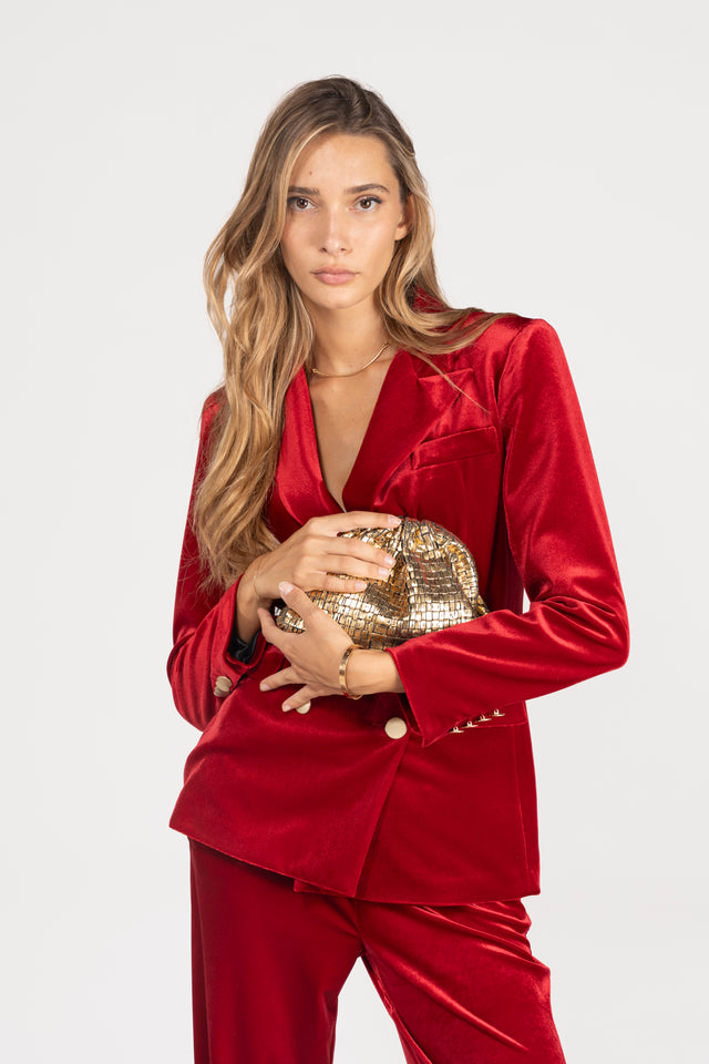 GIACCA VELLUTO JF DOPPIO PETTO