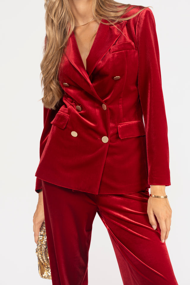 GIACCA VELLUTO JF DOPPIO PETTO