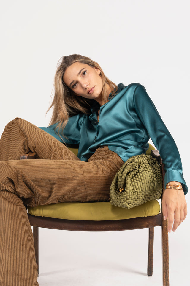 PANTALONE AMBER VELLUTO COSTA