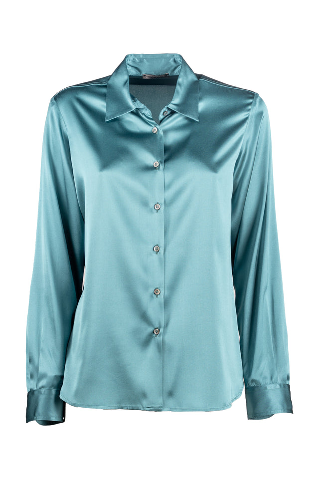 CAMICIA RASO SETA STRETCH