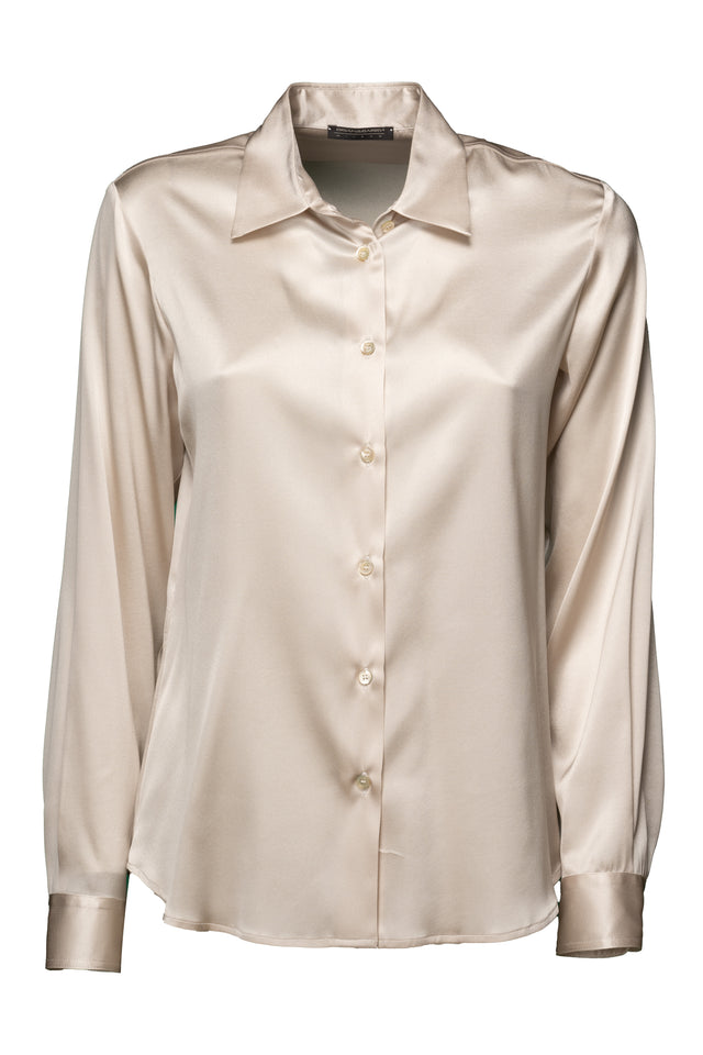 CAMICIA RASO SETA STRETCH