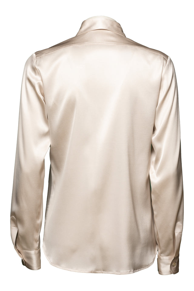 CAMICIA RASO SETA STRETCH