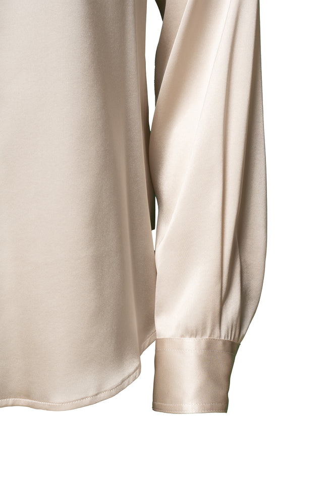 CAMICIA RASO SETA STRETCH