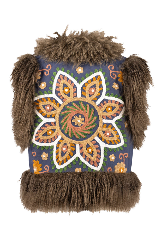 GILET CORTO INDIA MONGOLIA