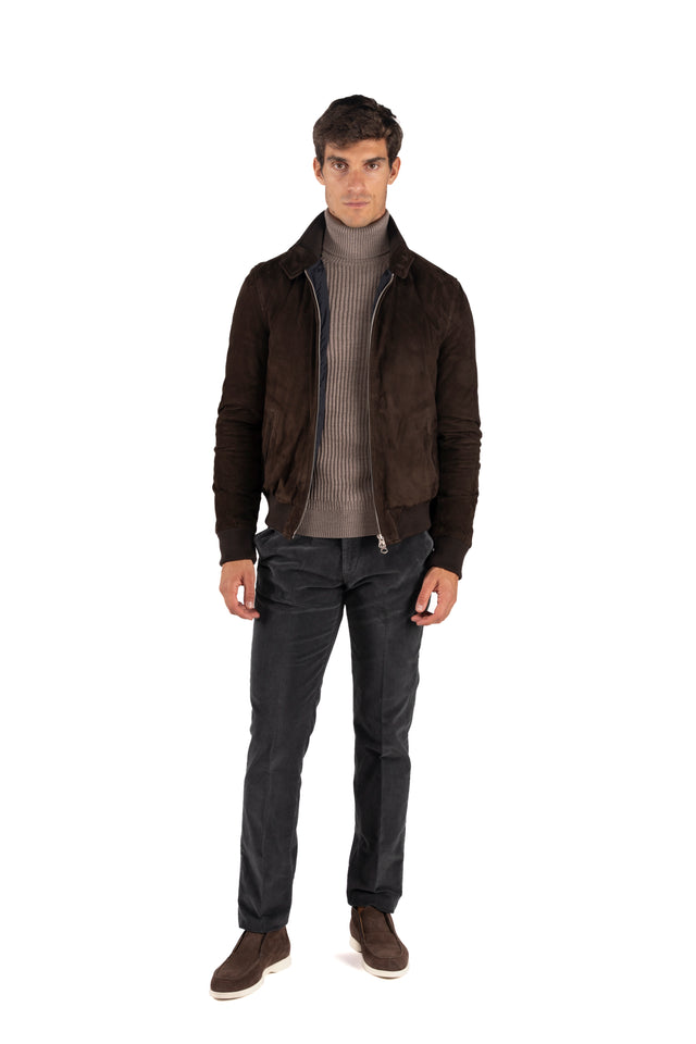 PANTALONE VELLUTO LISCIO
