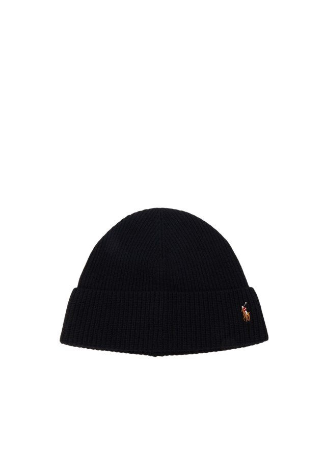 CAPPELLO MISTO LANA NERO