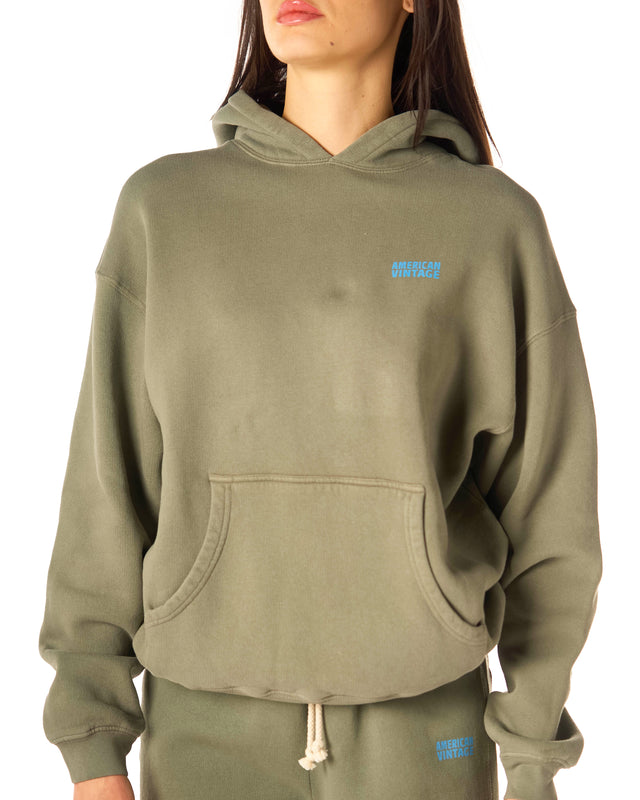 Felpa over color militare