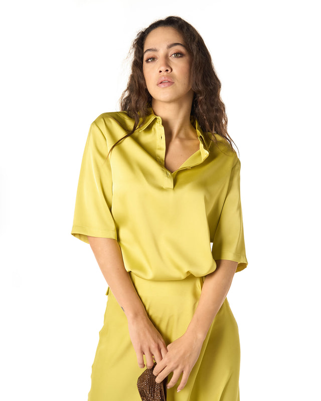 POLO CAMICIA RASO