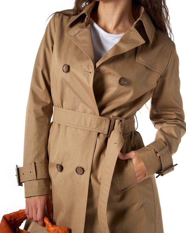 TRENCH CONT CINTURA MONOGRAM