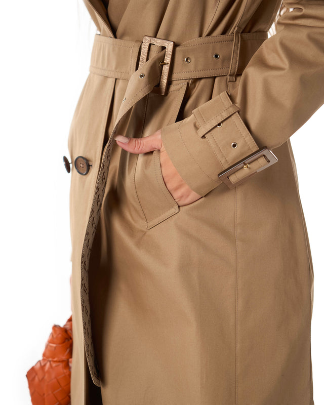 TRENCH CONT CINTURA MONOGRAM