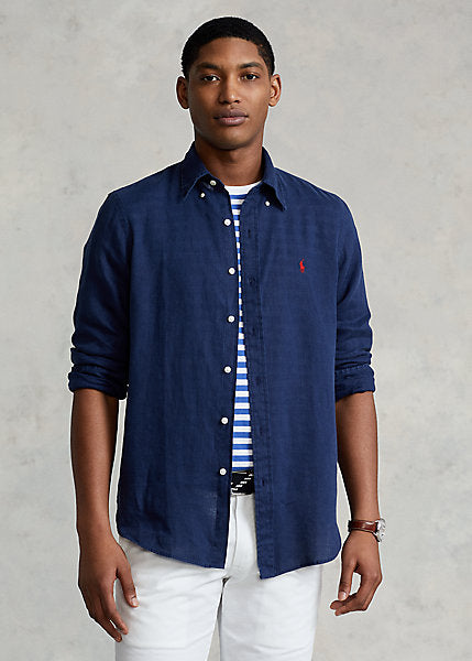 Camicia in lino Slim-Fit